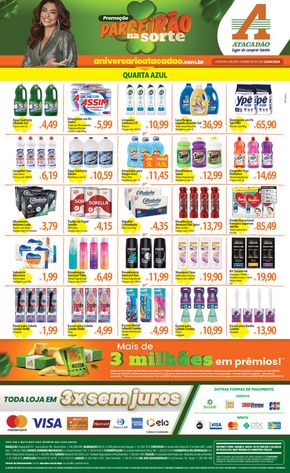 Promoções de Supermercados em Gaspar | Atacadão - Quarta Azul de Atacadão | 24/04/2024 - 24/04/2024