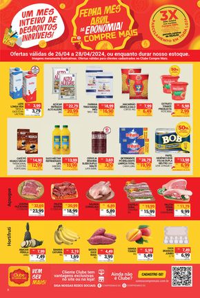 Promoções de Supermercados em Corupá | FECHA MÊS ABRIL DA ECONOMIA de Compre Mais | 26/04/2024 - 02/05/2024
