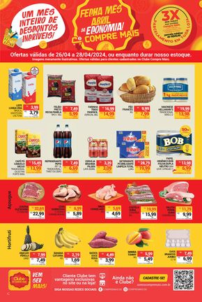 Promoções de Supermercados em Rio Negrinho | FECHA MÊS ABRIL DA ECONOMIA de Compre Mais | 26/04/2024 - 02/05/2024