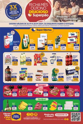 Promoções de Supermercados em São Bento do Sul | FECHA MÊS OUTONO DELICIOSO  de Superpão | 26/04/2024 - 02/05/2024