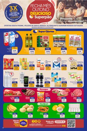 Promoções de Supermercados em União da Vitória | FECHA MÊS OUTONO DELICIOSO  de Superpão | 26/04/2024 - 02/05/2024