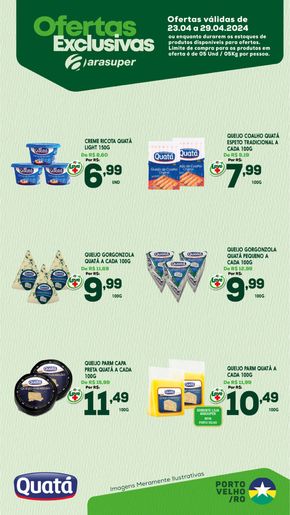 Catálogo Araújo Supermercados em Porto Velho | QUEIJOS PORTO VELHO | 25/04/2024 - 29/04/2024