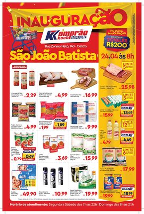 Promoções de Supermercados em Nova Trento | Folheto Semanal Komprão Atacadista de Komprão Atacadista | 25/04/2024 - 28/04/2024