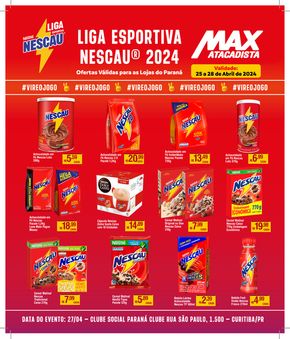 Promoções de Supermercados em Foz do Iguaçu | Ofertas Max Atacadista de Max Atacadista | 25/04/2024 - 28/04/2024