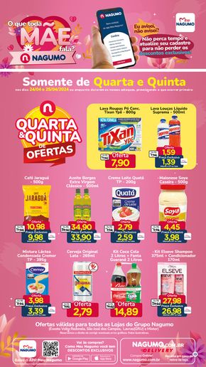 Promoções de Supermercados em Itaquaquecetuba | Super Terça de Nagumo | 25/04/2024 - 25/04/2024