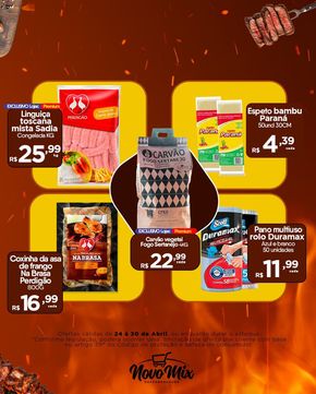 Promoções de Supermercados em Mata de São João | Oferta Novo Mix de Novo Mix | 25/04/2024 - 30/04/2024