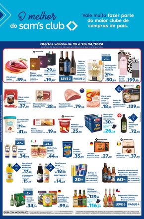 Promoções de Supermercados em Ceilândia | OFERTAS FIM DE SEMANA de Sam's Club | 25/04/2024 - 28/04/2024