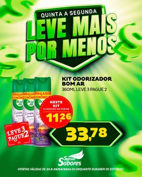 Promoções de Supermercados em São João da Boa Vista | Quinta e Segunda  de Spasso Sabores | 25/04/2024 - 29/04/2024
