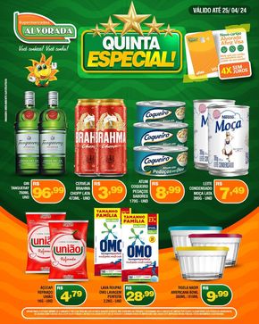 Promoções de Supermercados em Itajubá | Quinta Especial de Supermercados Alvorada | 25/04/2024 - 25/04/2024
