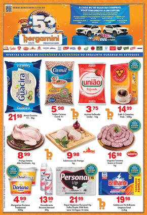 Catálogo Supermercado Bergamini em São Paulo | Ofertas Supermercado Bergamini | 25/04/2024 - 27/04/2024
