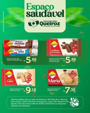 Promoções de Supermercados em Abaeté | Oferta Supermercados Queiroz de Supermercados Queiroz | 25/04/2024 - 01/05/2024