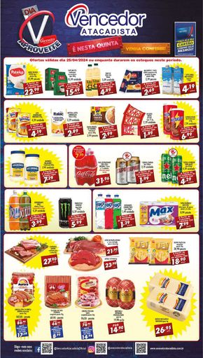 Promoções de Supermercados em Monte Alto | Ofertas Vencedor Atacadista de Vencedor Atacadista | 25/04/2024 - 25/04/2024