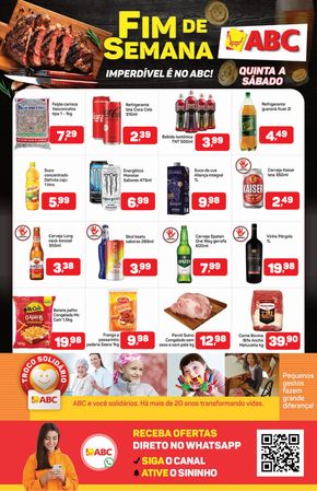 Promoções de Supermercados em Araxá | Ofertas de FDS Varejo - Araxá de Supermercados ABC | 25/04/2024 - 27/04/2024