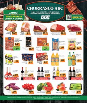 Promoções de Supermercados em Cambuí |  Oferta de FDS Atacados - Cambuí de Supermercados ABC | 25/04/2024 - 27/04/2024