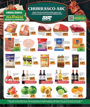 Catálogo Supermercados ABC | Oferta de FDS Atacados - Uberlândia | 25/04/2024 - 27/04/2024