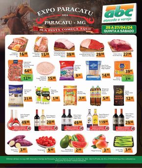 Catálogo Supermercados ABC em Prado |  Oferta de FDS Atacados - Paracatu | 25/04/2024 - 27/04/2024