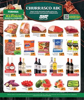 Catálogo Supermercados ABC |  Oferta de FDS Atacados - Formiga | 25/04/2024 - 27/04/2024
