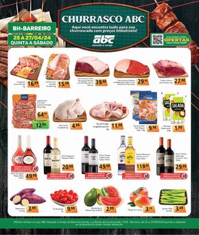 Catálogo Supermercados ABC |  Oferta de FDS Atacados - Barreiro | 25/04/2024 - 27/04/2024