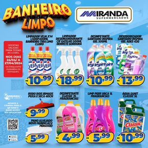 Catálogo Miranda Supermercados em Indaiatuba | Banheiro Limpo | 25/04/2024 - 27/04/2024