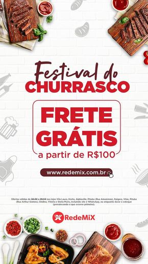 Promoções de Supermercados em Simões Filho | Ofertas Rede Mix de Rede Mix | 25/04/2024 - 28/04/2024