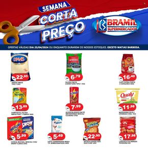 Catálogo Bramil Supermercados em Miguel Pereira | Ofertas Bramil Supermercados | 25/04/2024 - 25/04/2024