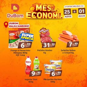 Promoções de Supermercados em Barra Velha | Ofertas Dubom Supermercados de Dubom Supermercados | 25/04/2024 - 01/05/2024