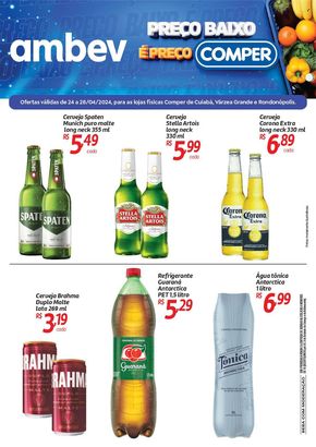 Promoções de Supermercados em Várzea Grande | Oferta Comper de Comper | 25/04/2024 - 28/04/2024
