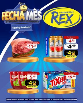 Catálogo Supermercados Rex em Cláudio | Oferta Supermercados Rex | 25/04/2024 - 01/05/2024