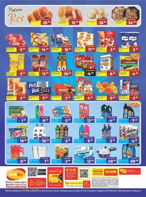 Promoções de Supermercados em Cláudio | Oferta Supermercados Rex de Supermercados Rex | 25/04/2024 - 01/05/2024