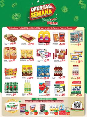 Promoções de Supermercados em Passos | Oferta da Semana de Mart Minas | 25/04/2024 - 01/05/2024