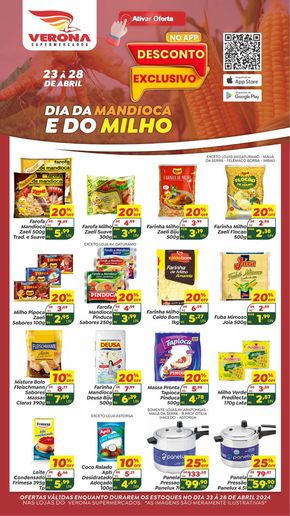 Promoções de Supermercados em Apucarana | Ofertas Verona Supermercados de Verona Supermercados | 25/04/2024 - 28/04/2024