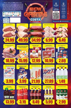 Promoções de Supermercados em Valparaíso de Goiás | Ofertas Costa Atacadão de Costa Atacadão | 25/04/2024 - 01/05/2024