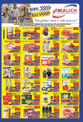 Catálogo Mialich Supermercados | Ofertas Mialich Supermercados | 25/04/2024 - 28/04/2024