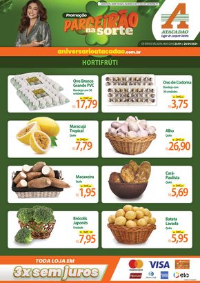 Promoções de Supermercados em Serra Talhada | Atacadão - Quinta e Sexta Verde de Atacadão | 25/04/2024 - 26/04/2024