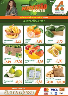 Promoções de Supermercados em Mogi Guaçu | Atacadão - Quinta-feira Verde de Atacadão | 25/04/2024 - 25/04/2024
