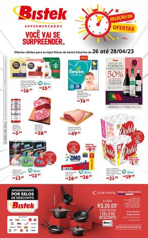 Catálogo Bistek Supermercados em Florianópolis | Ofertas Bistek Supermercados | 26/04/2024 - 28/04/2024