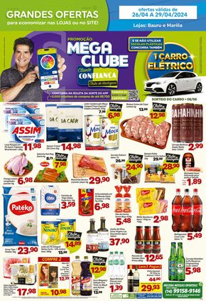 Promoções de Supermercados em Bauru | Ofertas Confiança Supermercados de Confiança Supermercados | 26/04/2024 - 29/04/2024