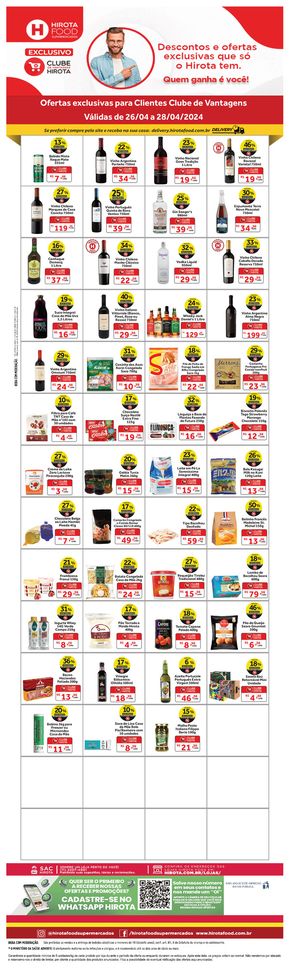 Promoções de Supermercados em Diadema | Ofertas Hirota Food Supermercado de Hirota Food Supermercado | 26/04/2024 - 28/04/2024