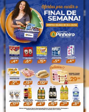 Catálogo Pinheiro Supermercado em Quixadá | Final De Semana Pinheiro Supermercado | 26/04/2024 - 30/04/2024
