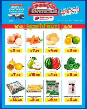 Catálogo Rebouças Supermercados em Mossoró | Ofertas Rebouças Supermercados | 26/04/2024 - 28/04/2024