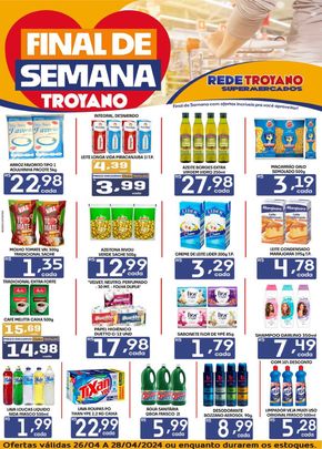 Promoções de Supermercados em Dracena | FINAL DE SEMANA TROYANO !! de Rede Troyano de Supermercados | 26/04/2024 - 28/04/2024