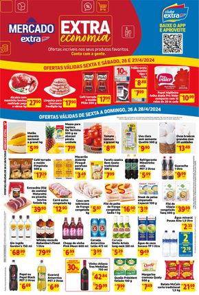 Promoções de Supermercados em Petrópolis | Mercado Extra Economia de Mercado Extra | 26/04/2024 - 28/04/2024