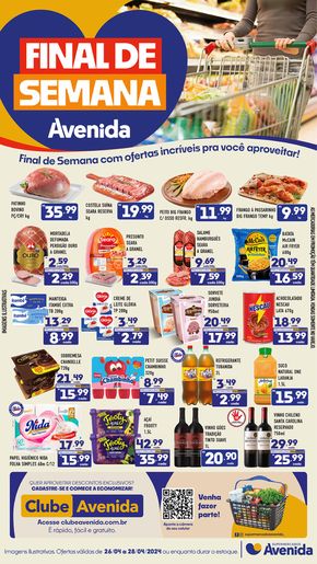 Catálogo Supermercados Avenida em Echaporã | Final De Semana  | 26/04/2024 - 28/04/2024
