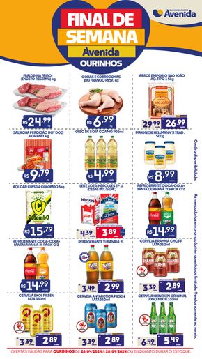 Catálogo Supermercados Avenida em Piratininga | Final De Semana  | 26/04/2024 - 28/04/2024