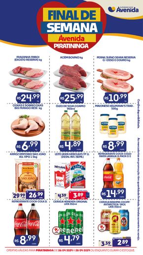 Catálogo Supermercados Avenida em Echaporã | Final De Semana  | 26/04/2024 - 28/04/2024