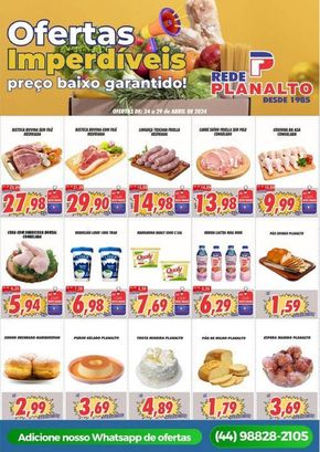 Catálogo Supermercados Planalto em Umuarama | Oferta Supermercados Planalto | 26/04/2024 - 29/04/2024