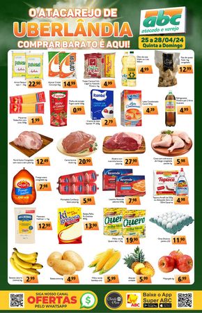 Catálogo Supermercados ABC em Uberlândia | Ofertas de FDS Atacados - Uberlândia | 26/04/2024 - 28/04/2024