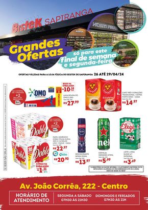 Catálogo Bistek Supermercados em Navegantes | Ofertas Bistek Supermercados | 26/04/2024 - 28/04/2024