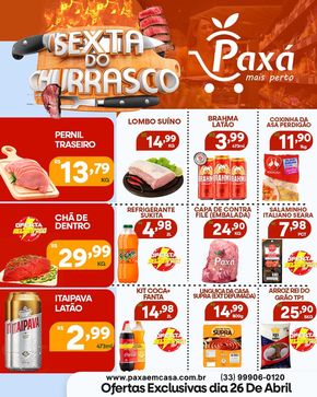 Promoções de Supermercados em Manhuaçu | Oferta Paxá Supermercados de Paxá Supermercados | 26/04/2024 - 26/04/2024