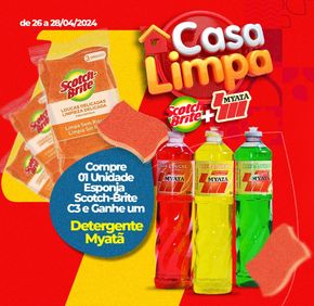 Promoções de Supermercados em Porto Belo | Casa Limpa  de Supermercados Myatã | 26/04/2024 - 28/04/2024